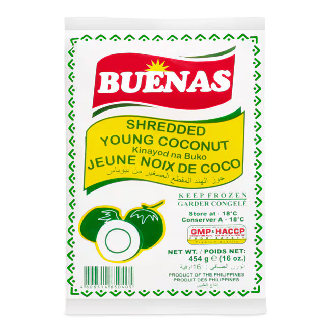 Buenas Frozen Shredded Young Coconut 454g