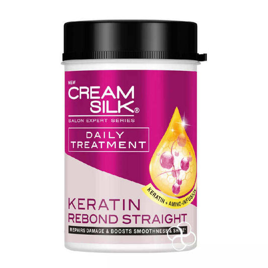Cream Silk Keratin Rebond Straight